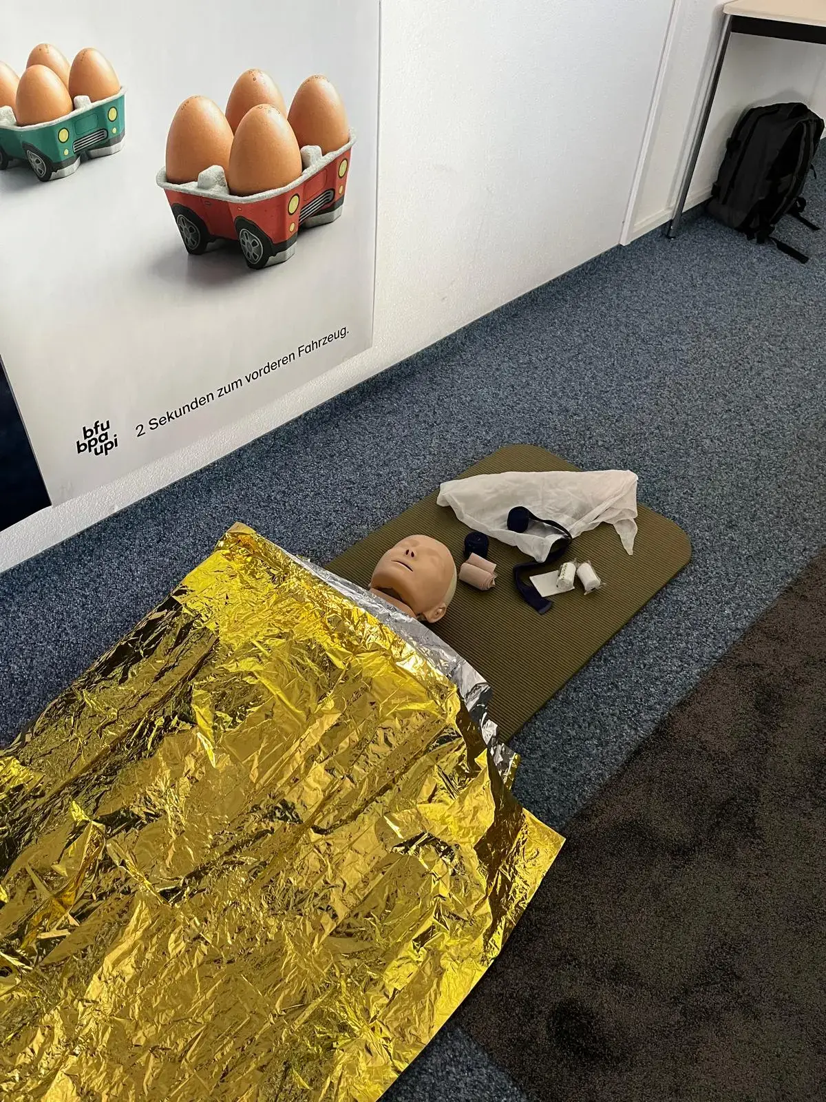 Erste-Hilfe Training — Wundversorgung